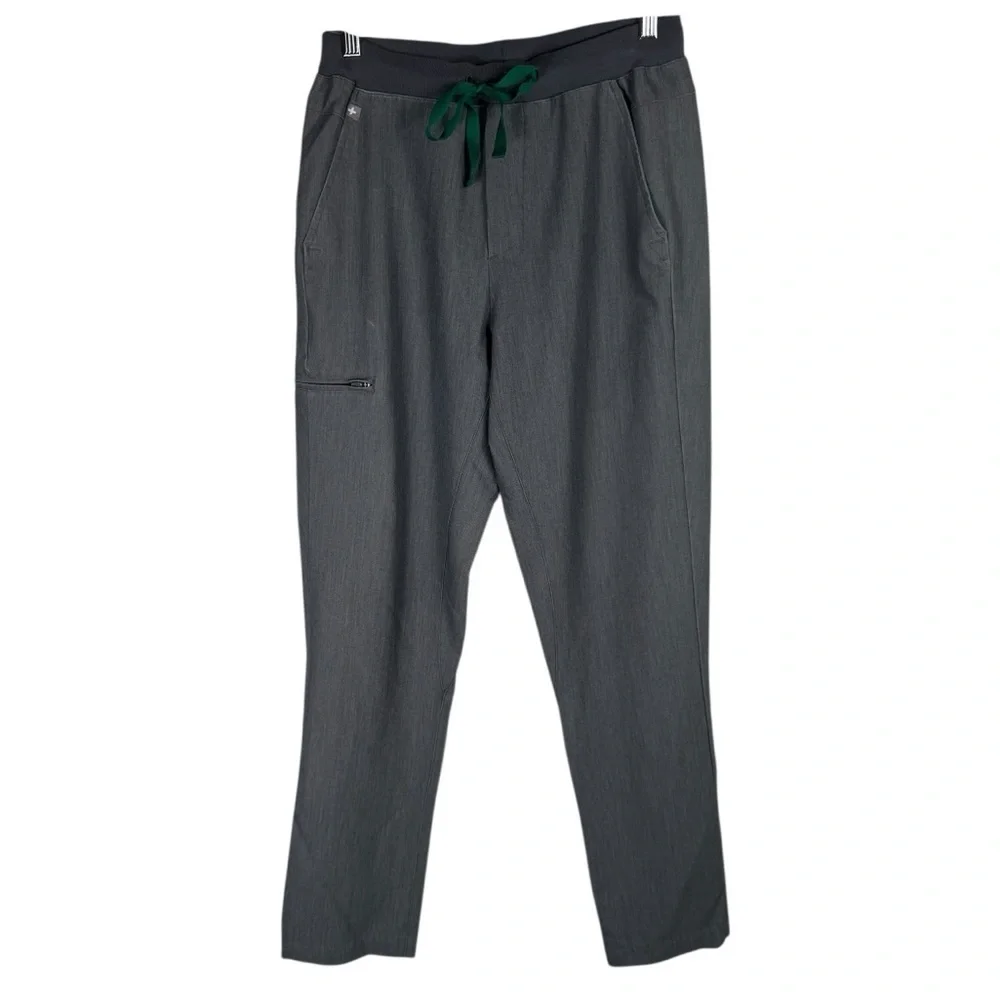 Figs Mens Graphite Straight Leg Scrub Pants, Size S